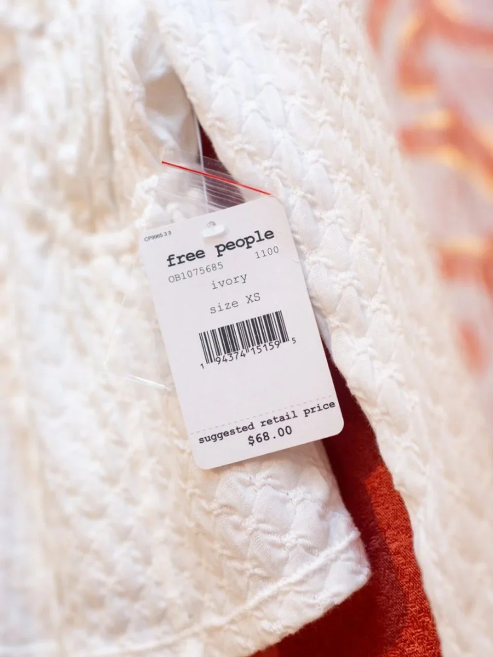 NWT Free People Ladybug Long Sleeve